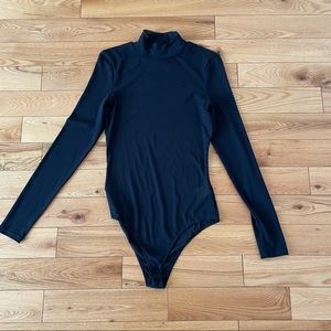 Mesh Turtleneck Bodysuit